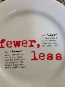 Fewer vs. Less