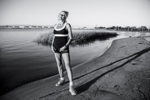 Ginette Bedard, 81, long distance runner. Photo by Erik Madigan Heck, from the NYTimes.