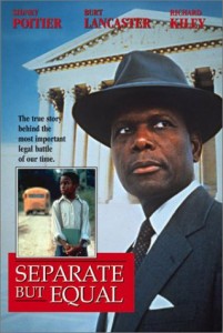 Sidney Portier as Thurgood Marshall in "Separate But Equal"