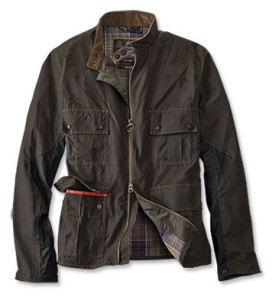 Barbour's Lightweight Chico Waxed Cotton Jacket for Father's Day. Trueheartgal.