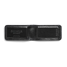 A black magnetic money-clip from Shinola that is cool, simple and doesn't cost an arm and a leg.