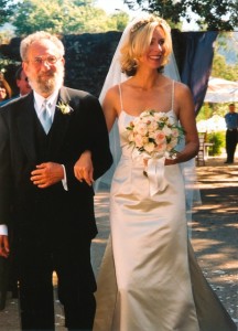 Me and my Father at my wedding at Annadel Winery in Sonoma. Father's Day Gift Guide Trueheartgal