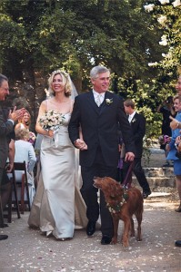 Our wedding picture at Annadel Winery.