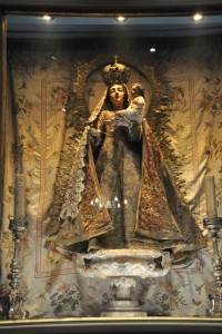 Our Lady of Bethlehem statue in the Carmel Mission.